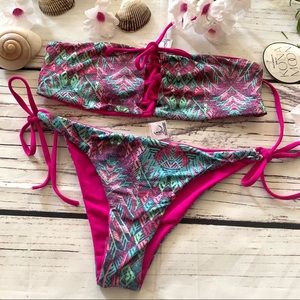NWT Kona moon bikini set